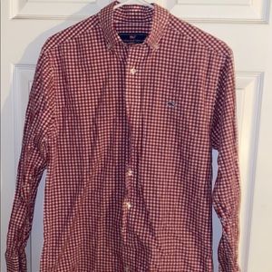 Vineyard Vines Red plaid shirt